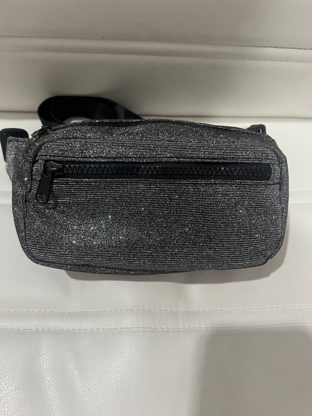 H&M Glitter Belt Bag - Black